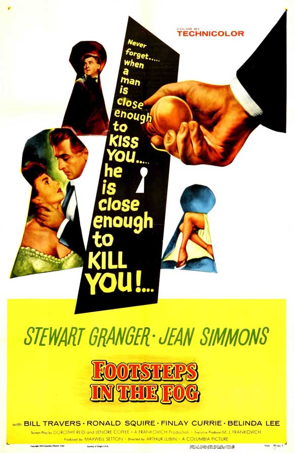Footsteps in the Fog Movie Poster Print showcasing cinematic suspense.