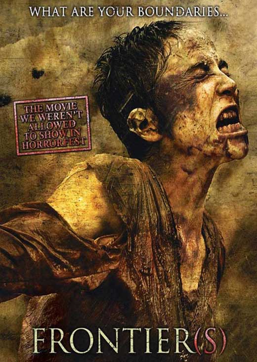 Frontier(s) Movie Poster Print showcasing horror film atmosphere.
