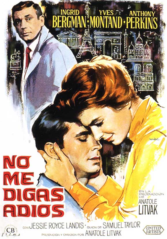 Goodbye Again Movie Poster Print showcasing classic film art.