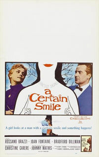 A Certain Smile Movie Poster Print showcasing classic cinema art