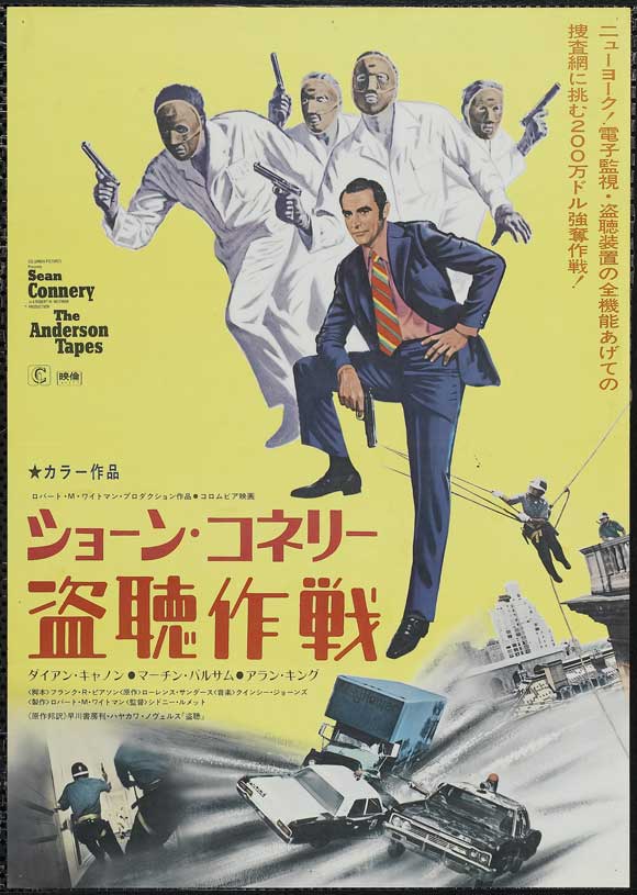 The Anderson Tapes Movie Poster Print showcasing classic film art.