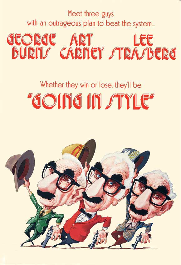Going in Style Movie Poster Print featuring a comedic journey of friendship.