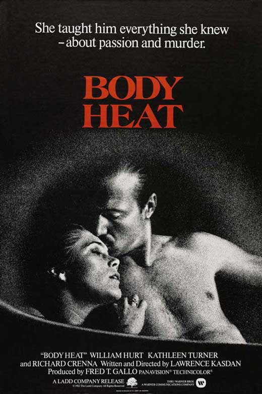Body Heat Movie Poster Print (27 x 40) - Perfect for Home or Office