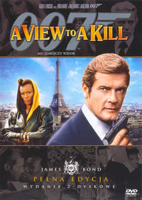 A View to a Kill movie poster print featuring iconic imagery from the film.