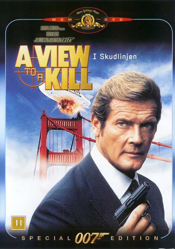 A View to a Kill Movie Poster Print showcasing iconic film imagery