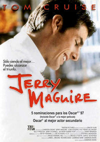 Jerry Maguire Movie Poster Print showcasing classic film moments.