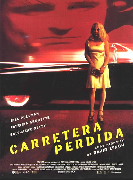 Lost Highway Movie Poster Print featuring surreal visuals from the film.