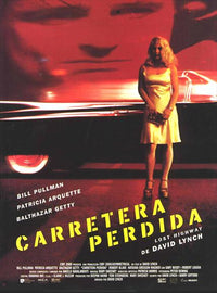 Lost Highway Movie Poster Print featuring surreal visuals from the film.