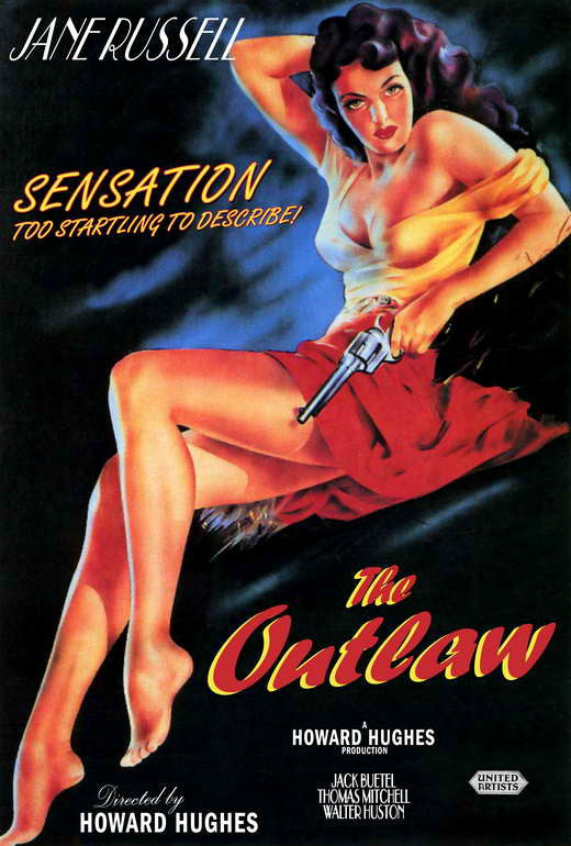 The Outlaw Movie Poster Print 27x40 | Posterazzi