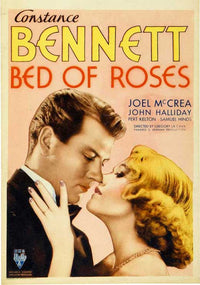 Bed of Roses Movie Poster Print showcasing romantic cinema art.