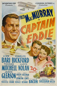 Captain Eddie Movie Poster Print showcasing vibrant colors and intricate details.