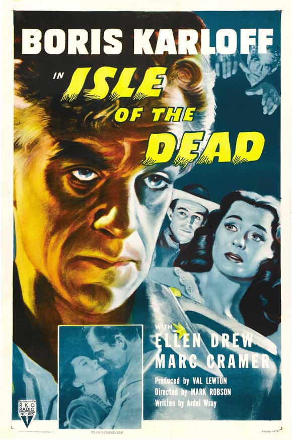 Isle of the Dead Movie Poster Print featuring haunting imagery.