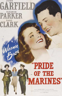 Pride of the Marines Movie Poster Print showcasing heroism and valor.