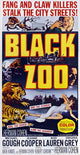 Black Zoo Movie Poster Print showcasing vibrant cinematic imagery.
