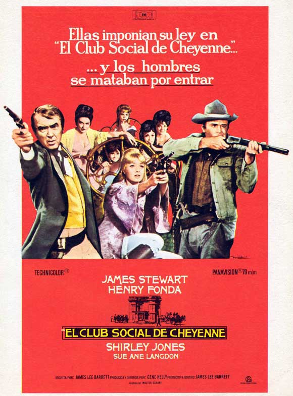 The Cheyenne Social Club Movie Poster Print showcasing classic film artwork.