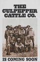 Culpepper Cattle Company Movie Poster Print showcasing vibrant cinematic artwork