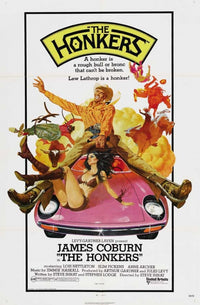 Honkers Movie Poster Print, vibrant film art for home decor.