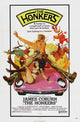 Honkers Movie Poster Print, vibrant film art for home decor.