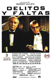 Crimes & Misdemeanors Movie Poster Print showcasing cinematic art.