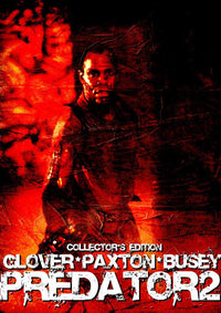 Predator 2 Movie Poster Print featuring dynamic action imagery.