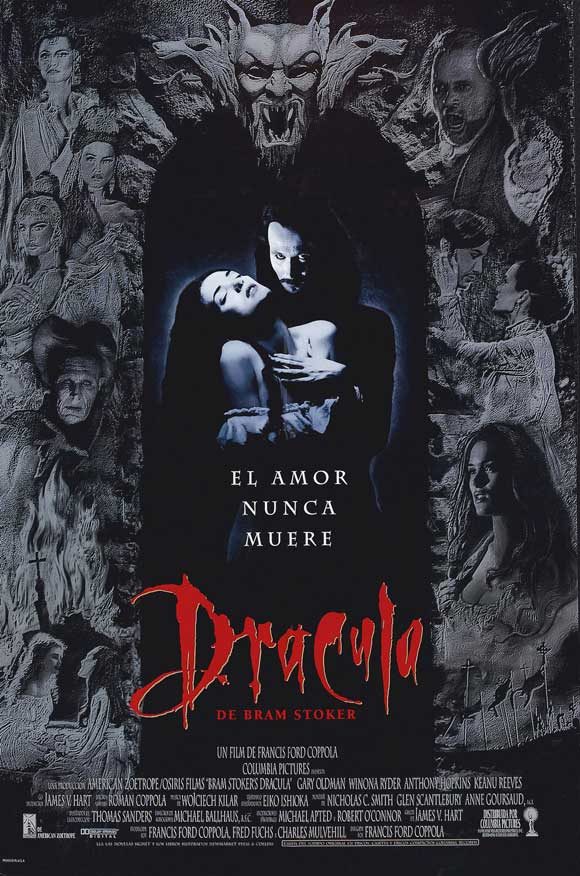 Dracula Movie Poster Print featuring classic horror art