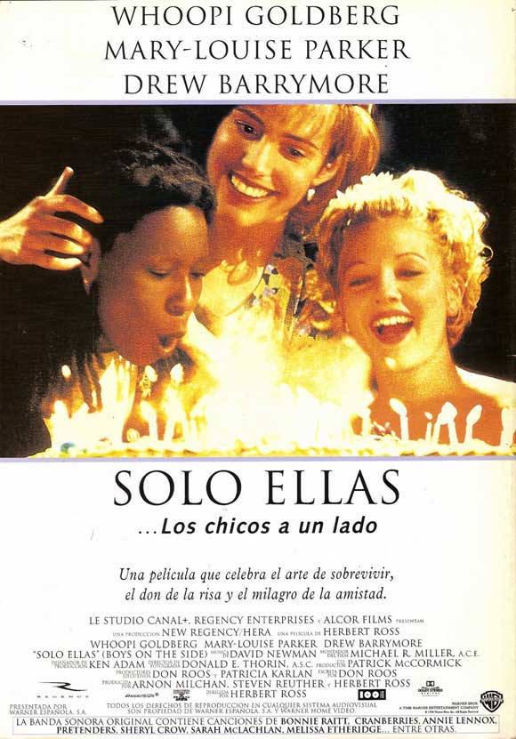 Boys on the Side Movie Poster Print featuring vibrant artwork.
