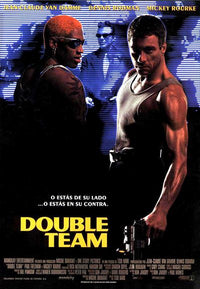 Double Team Movie Poster Print showcasing action film imagery.