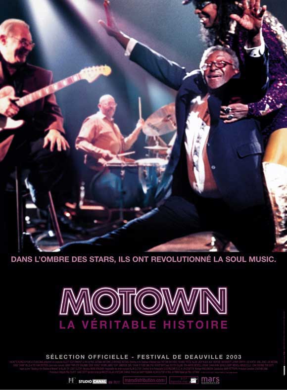 Standing in the Shadows of Motown Movie Poster Print featuring vibrant colors and iconic Motown themes.