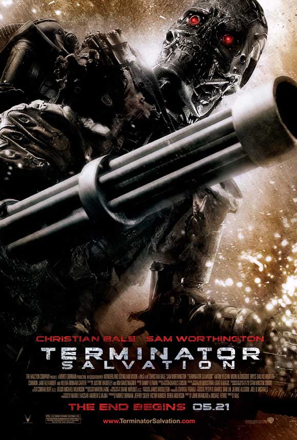 Terminator: Salvation Movie Poster Print featuring iconic film imagery.