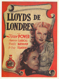 Lloyds of London Movie Poster Print showcasing classic film art.