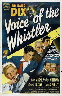 Voice of the Whistler Movie Poster showcasing suspenseful cinematic art.