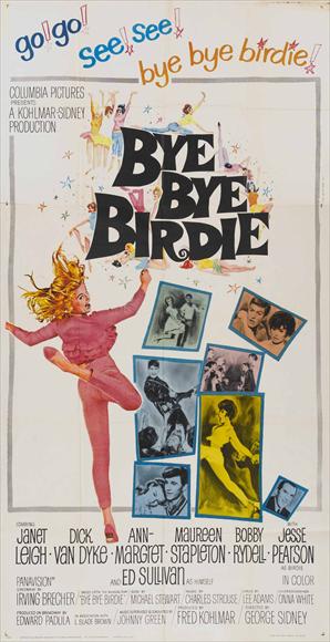 Bye Bye Birdie Movie Poster Print showcasing classic musical theme.
