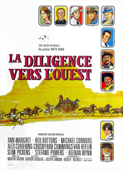 Stagecoach Movie Poster Print showcasing classic western film artwork