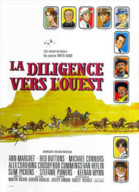 Stagecoach Movie Poster Print showcasing classic western film artwork