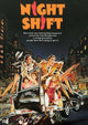 Night Shift Movie Poster Print showcasing vibrant colors and classic comedy design.