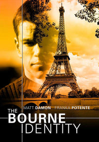 The Bourne Identity Movie Poster Print showcasing action and suspense.