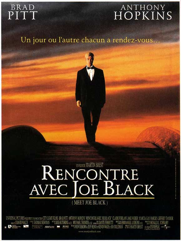 'Meet Joe Black' Movie Poster Print showcasing cinematic themes.