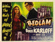 Bedlam Movie Poster Print showcasing captivating cinematic artwork.