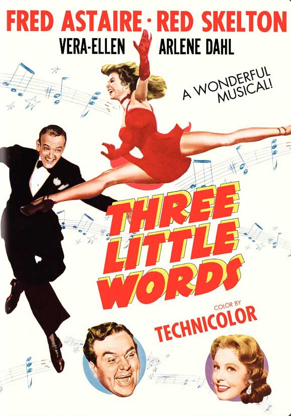 Three Little Words Movie Poster Print showcasing classic film nostalgia.