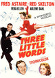 Three Little Words Movie Poster Print showcasing classic film nostalgia.
