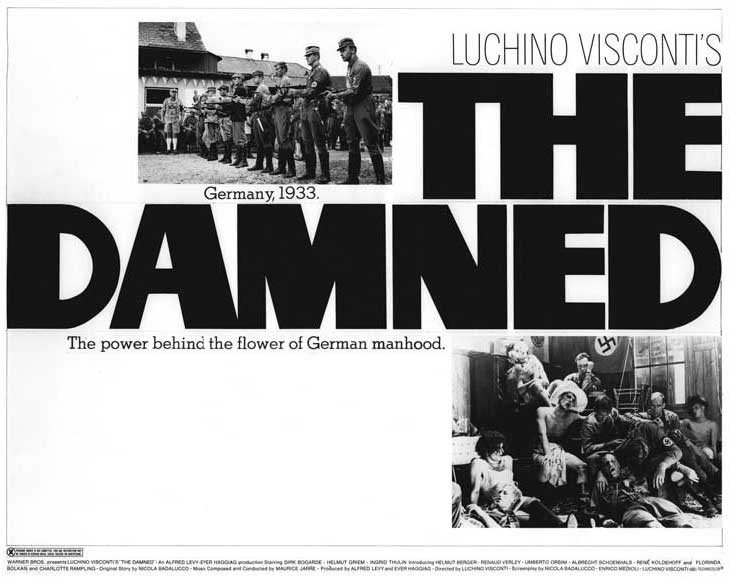 The Damned Movie Poster Print showcasing classic horror film artwork.
