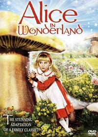 Alice in Wonderland Movie Poster Print featuring whimsical design