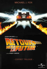 Back to the Future Movie Poster Print showcasing iconic time travel theme.