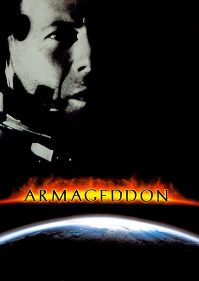 Armageddon Movie Poster Print showcasing thrilling cinematic art