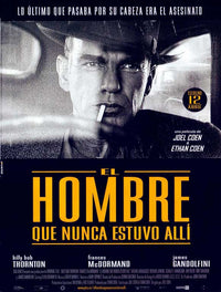 The Man Who Wasn't There Movie Poster Print showcasing dramatic visuals.