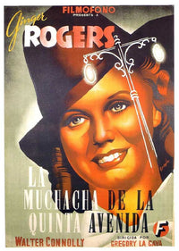 Fifth Avenue Girl Movie Poster Print showcasing classic cinema art.