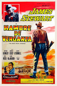 The Man from Laramie Movie Poster Print capturing classic Western film art.