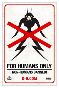 District 9 Movie Poster Print showcasing intense sci-fi themes.