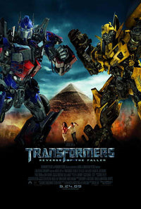 Transformers 2: Revenge of the Fallen Movie Poster Print featuring action-packed scenes.