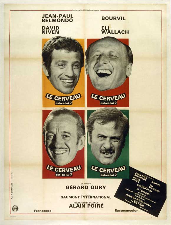 The Brain Movie Poster Print featuring bold imagery.